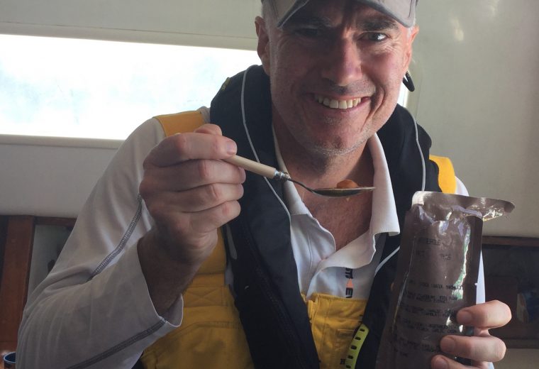 How do you feed your yacht race crew?