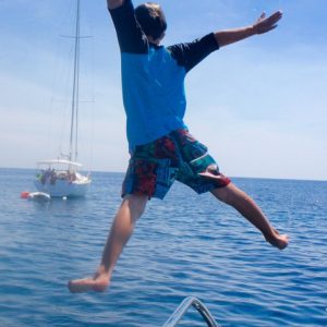 Group Sailing Adventures with kids in the Greek Peloponnese region