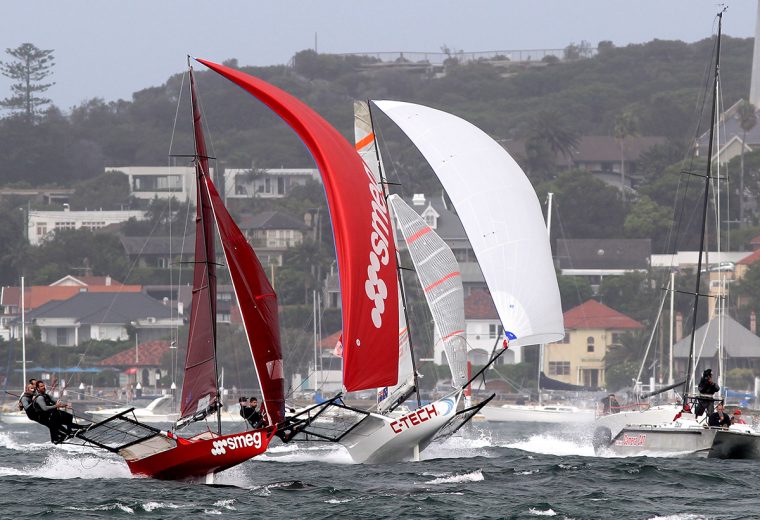 18ft Skiffs: The Day the Winds Blew 25-knots