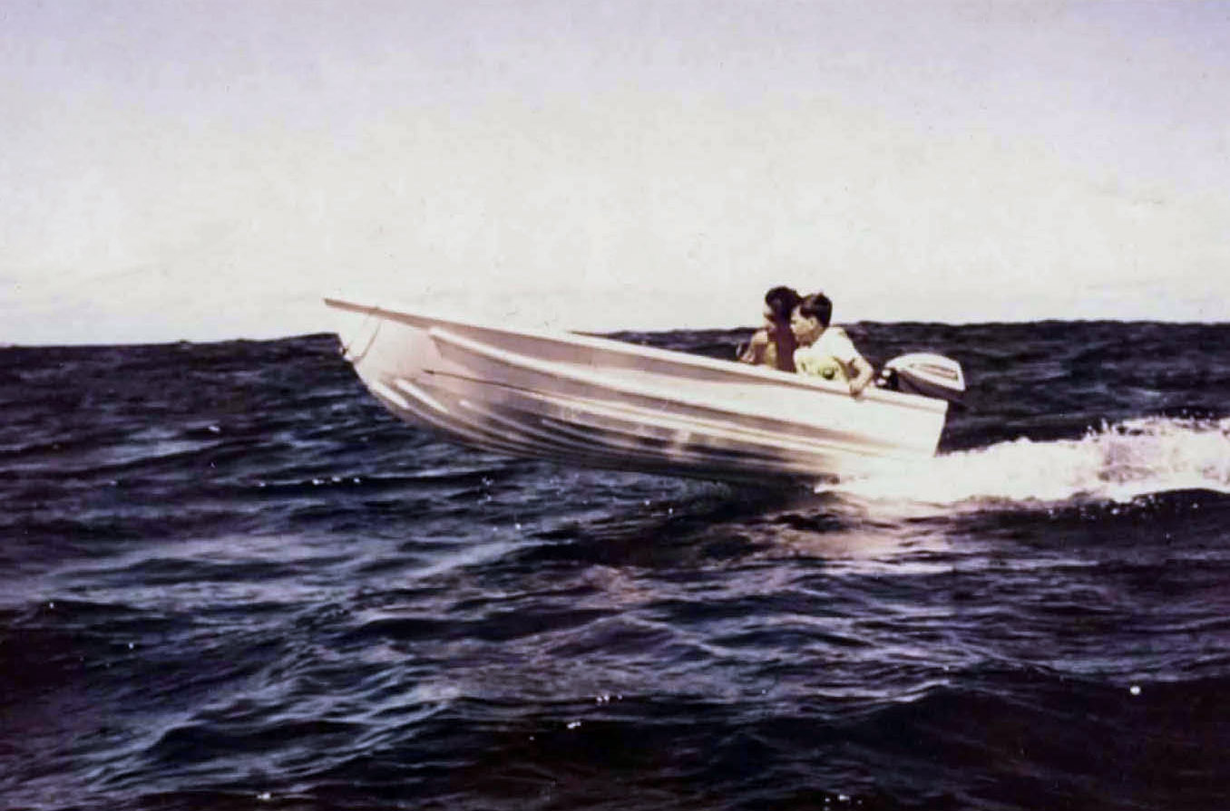 Warwick Rooklyn and Ron Mason 1967 (we thought we were ocean racers)