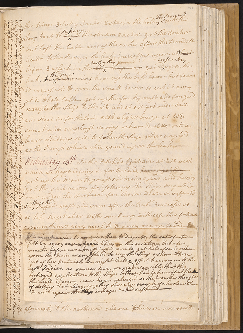 Cook’s Endeavour Journal (1768-1771) now in the National Library of Australia