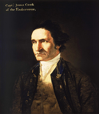 James Cook's portrait by William Hodges