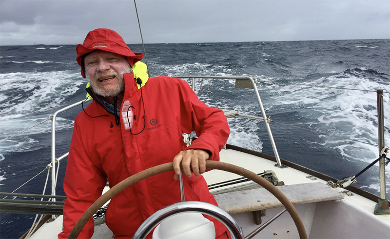 David Salter Sailing on Mr Christian