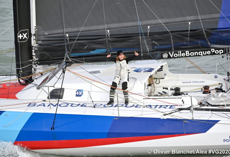 Clarisse Cremer 12th in the Vendée Globe, as first female breaks solo nonstop monohull round the world record