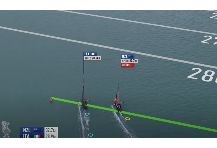 36th America’s Cup Day 1 Race Day Round Up
