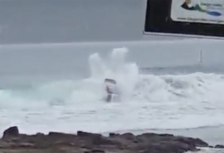 Lifejackets save three in high seas rollover at Merimbula