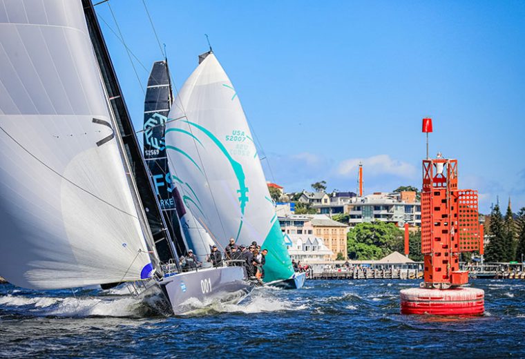 Flying TP52 start sets up perfect finish for SailFest Newcastle
