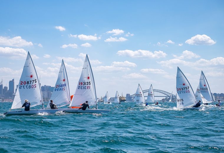 Record number of ILCA Laser dinghies to sail Sydney Harbour in May to celebrate 50 years of the one-design sailboat