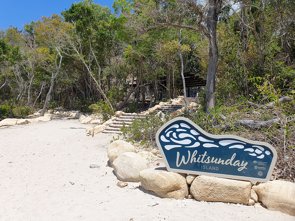 Whitsunday Island Welcome Sign Tongue Bay