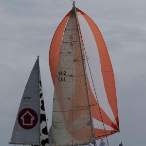 Cruising division downwind. Photo by Shirley Wodson