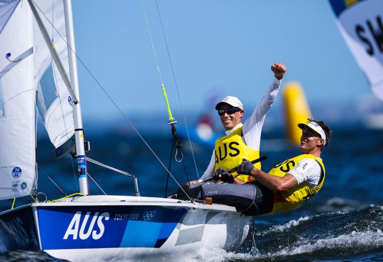 Rivers of Gold – Belcher and Ryan crowned Men’s 470 Olympic Champions