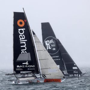 Two of the new, young teams shortly after the start