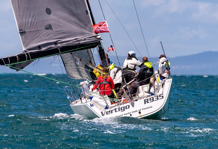Smallest boat Vertigo wins the Melbourne to Devonport yacht race