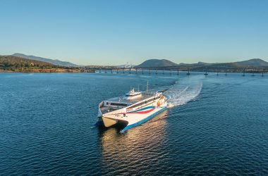 Incat Tasmania’s hull 097 heads to South Korea