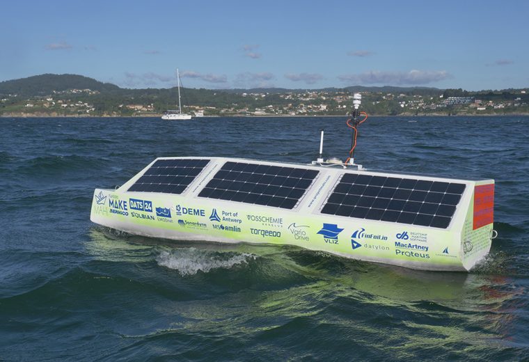 World’s first ocean crossing by a solar-electric autonomous vessel