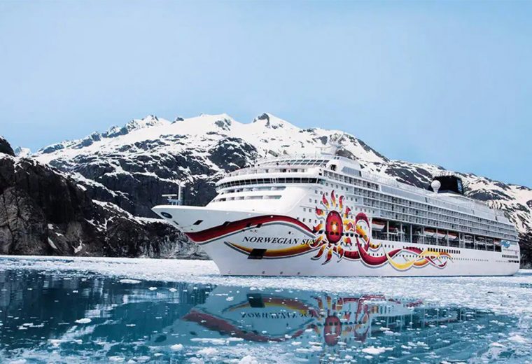 Norwegian Sun cruise ship collides with iceberg near Alaska