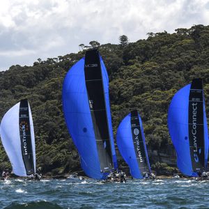2022 MC38 Aus Champs perfect lineup on Sydney Harbour
