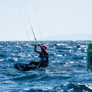 Breiana Whitehead (Kitefoil). Australian Sailing Team & Squad competing at 2023 Semaine Olympique Française in Hyeres. Photo by Beau Outteridge / Australian Sailing Team