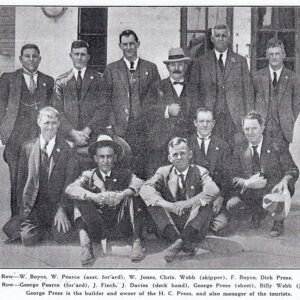 Chris Webb's 1924-25 Australian championship-winning H.C.Press II crew (archive)
