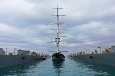 The 88-meter Maltese Falcon has undergone a major and innovative refit