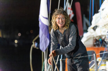 Golden Globe Race: Kirsten Neuschäfer makes history as the first woman to win a solo round-the-world race