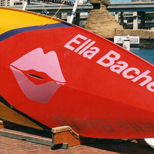 Adrienne Cahalan's original Ella Bache B18 hull, designed by Julian Bethwaite (Frank Quealey photo)