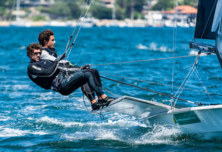 49er and Women’s iQFOiL Paris Olympic quotas secured on final day of Sail Sydney