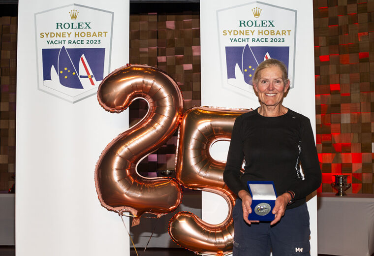 Vanessa Dudley completes her 25th Rolex Sydney Hobart Yacht Race