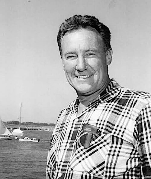 Portrait of Skip Etchells, designer of the Etchells keelboat